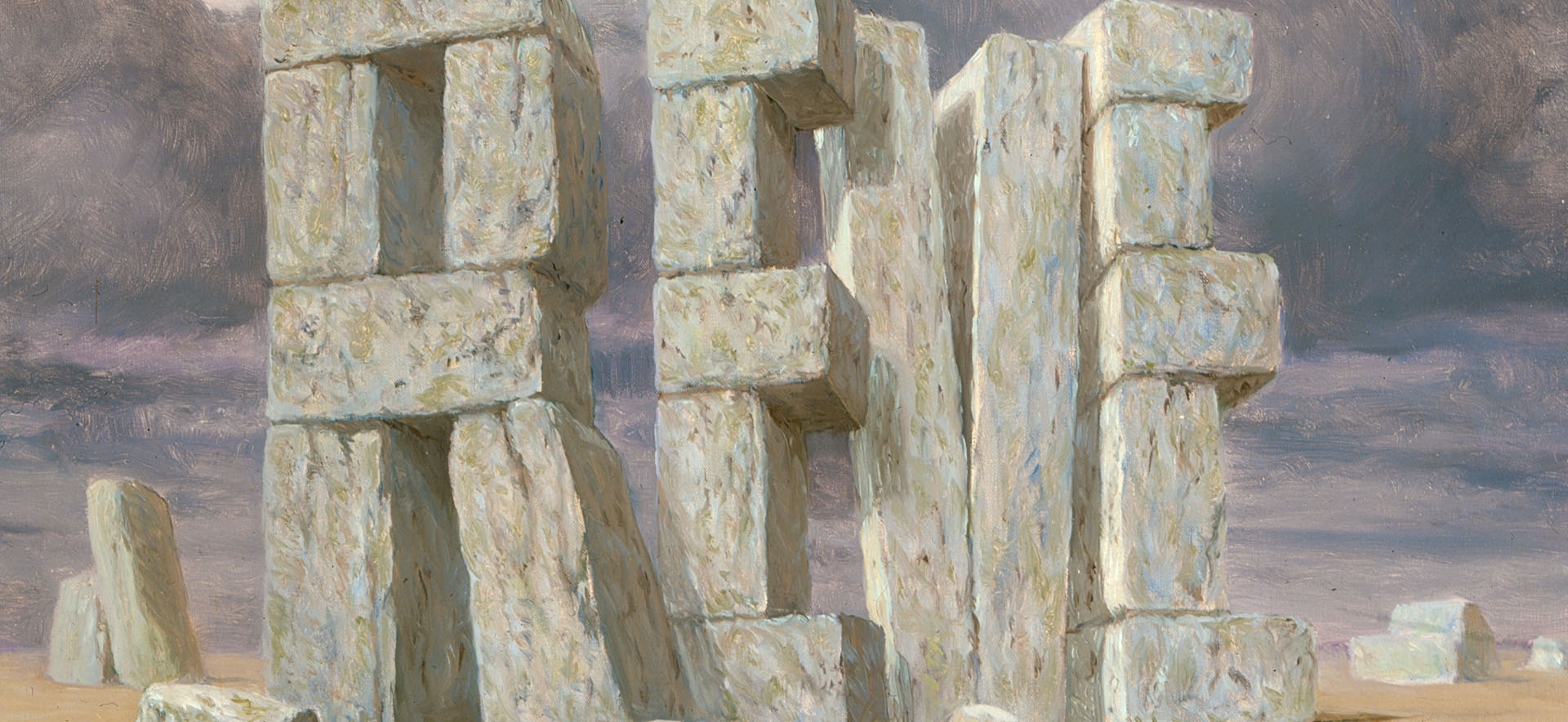 RenĂ© Magritte, LâArt de la conversation, 1950, Oil on canvas, New Orleans Museum of Art, Gift of William H. Alexander, © VG Bild-Kunst, Bonn 2017