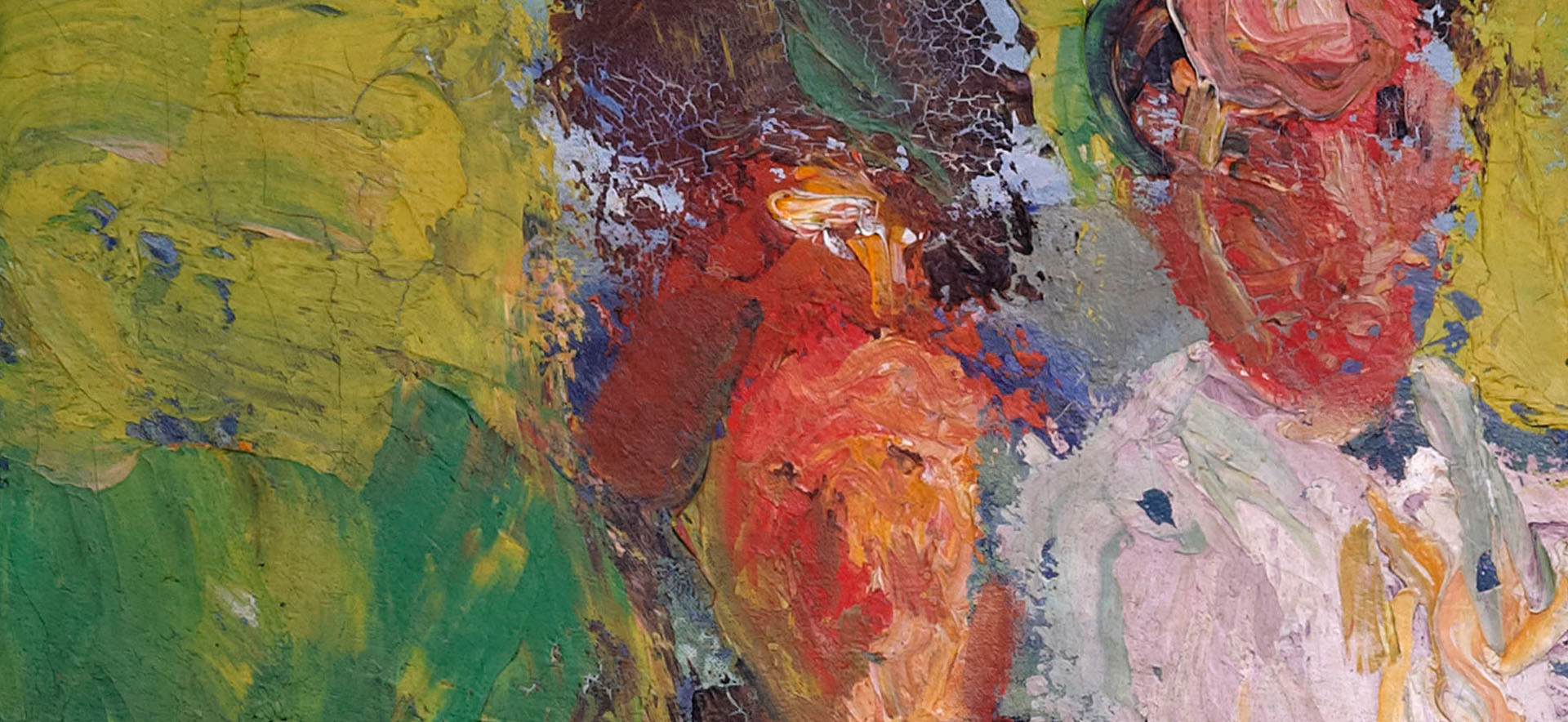 Richard Gerstl, The Schönberg Family [detail], late July 1908, Museum moderner Kunst Stiftung Ludwig Wien