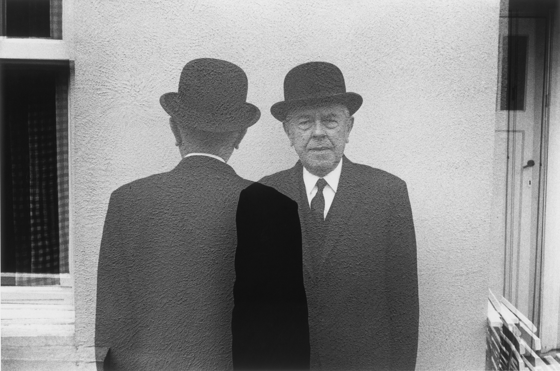 Duane Michals, Magritte (Coming and Going), 1965 © Duane Michals, Courtesy of DC Moore Gallery, New York
