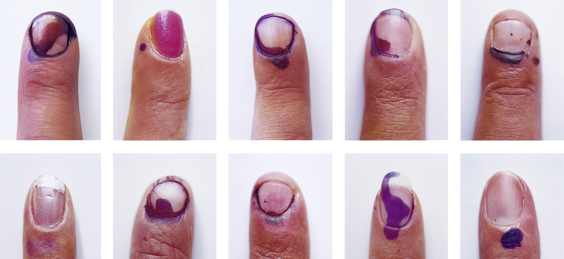 Osman Bozkurt, Marks of Democracy / Portraits of the Voters, 2002, Deutsche Bank Collection © the artist