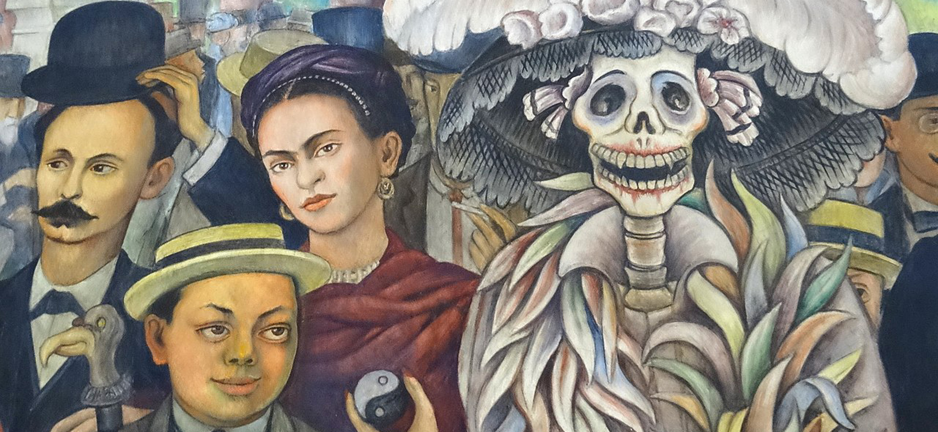 Diego Rivera, Dream of a Sunday Afternoon in Alameda Park (Detail), Image via WikiCommons
