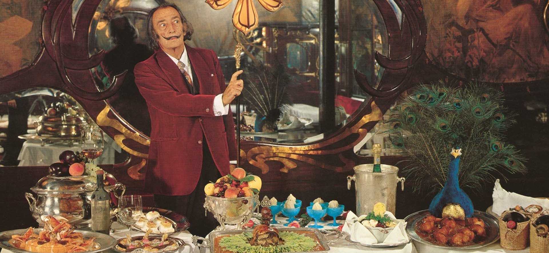 Detail: Abbildung aus Salvador Dalís „Les Diners de Gala" 1973 © Fundació Gala - Salvador Dalí