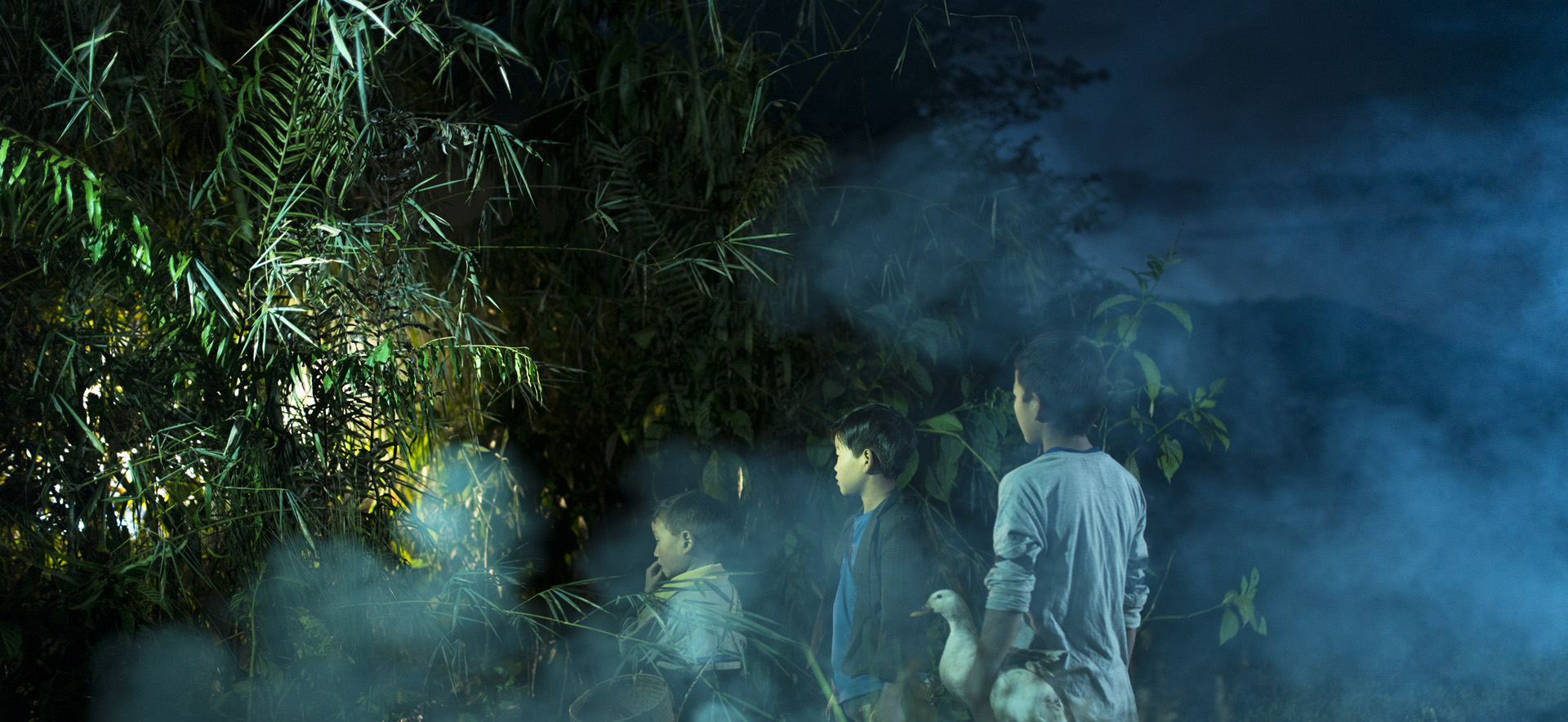 Detail: Sharbendu De: Children Explore the Mythical Forest, aus der Serie "Imagined Homeland", 2018 (c) Sharbendu De